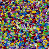 Caribbean Dot Shape Glitter - Multicolor Glitter